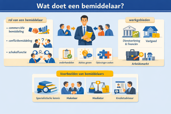 Wat doet een bemiddelaar